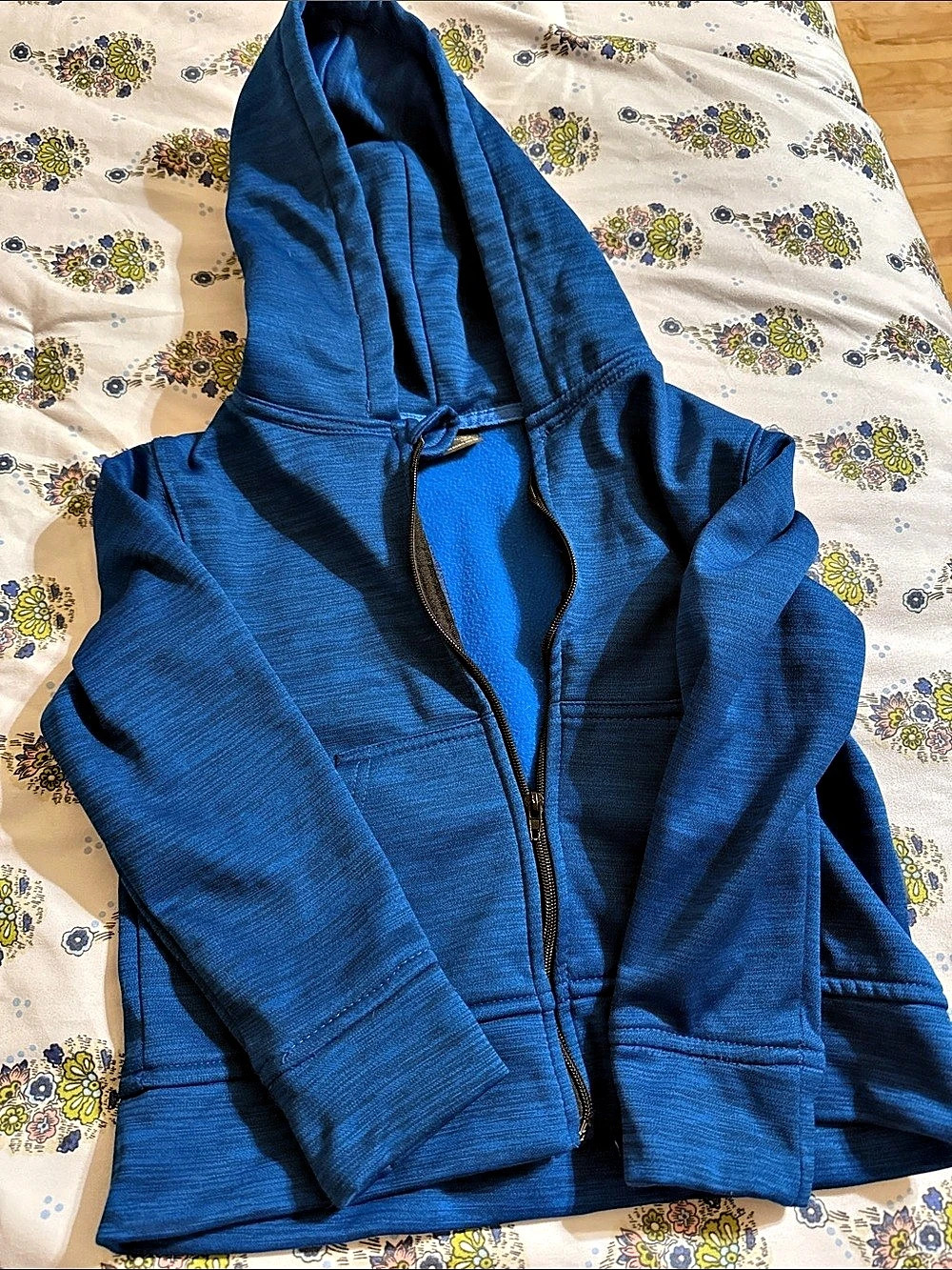 Eddie Bauer Girls Blue Hooded Jacket Size 6